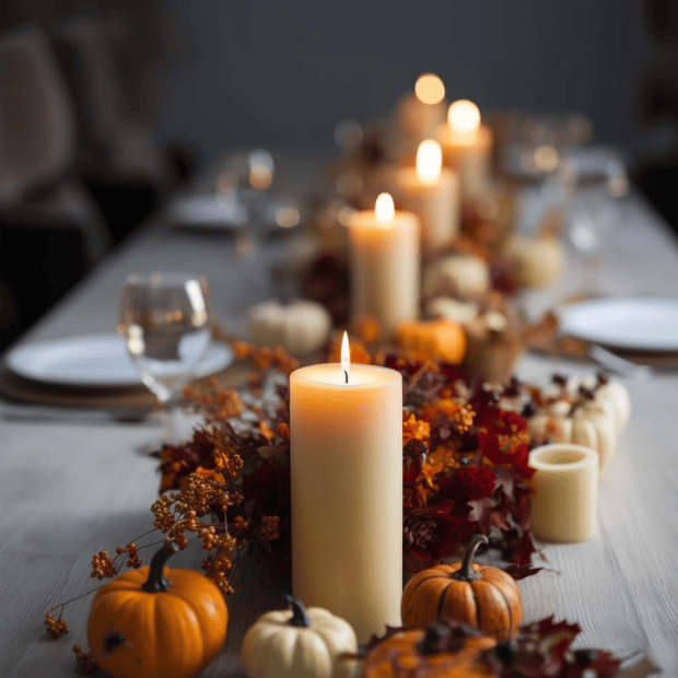12-Pack Large Ivory Pillar Candles