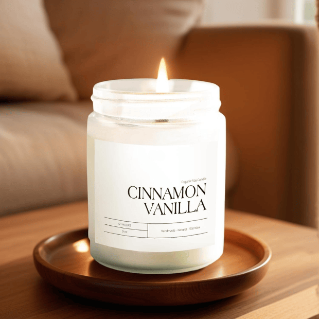 Premium Cinnamon Vanilla Soy Candle