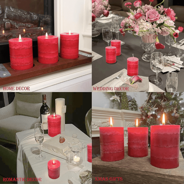 Hand-Poured White Sage Pillar Candles – Dripless Aromatherapy Set for Home Cleansing & Relaxation