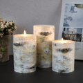 Hand-Poured Unscented Pillar Candle Set